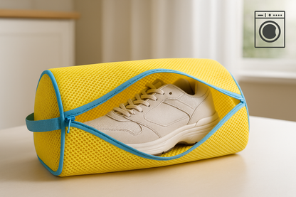 Enhanced professional shoe washing bag - with shoes inside